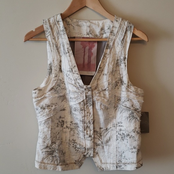 Anthropologie Jackets & Blazers - Anthropologie Hei Hei Hustle and Bustle vest NWT